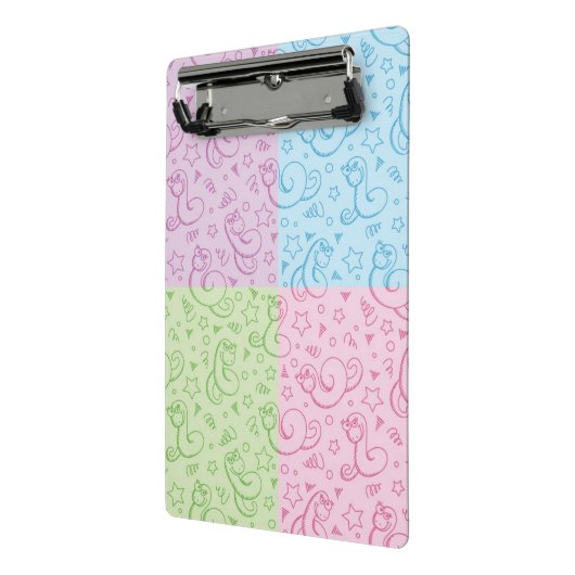 Muster mit Schlangen Mini Klemmbrett (Gewinkelt2)