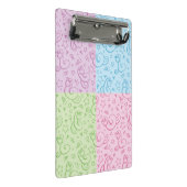 Muster mit Schlangen Mini Klemmbrett (Schrägansicht)