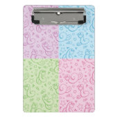 Muster mit Schlangen Mini Klemmbrett (Vorderseite)