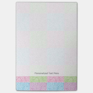 Muster mit Schlangen Post-it Klebezettel