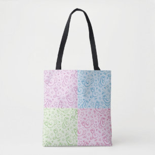 Muster mit Schlangen Tasche