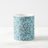 Muster mit Schmetterlingen Kaffeetasse (Mittel)
