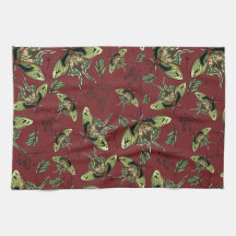 Muster mit Schmetterlingen Nahtlose Wasserfarbe