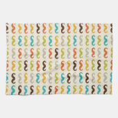Muster mit Schnurrbart Handtuch (Horizontal)