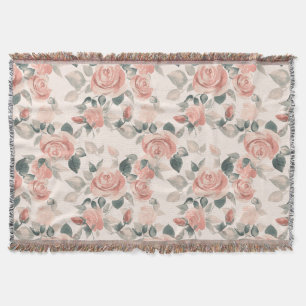 Muster mit schönen Rose /21 Decke