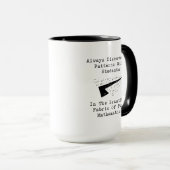 Muster mit Schülern in reiner Mathematik entdecken Tasse (VorderseiteRechts)