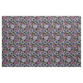 Muster mit schwarzen Pickleballs Stoff (Fat Quarter (45,7 x 55,9 cm))