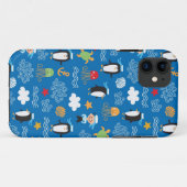 Muster mit Seethema Case-Mate iPhone Hülle (Rückseite (Horizontal))