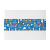 Muster mit Seethema Einladungsbanderole (Rückseitenbeispiel)