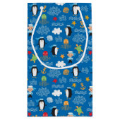 Muster mit Seethema Kleine Geschenktüte (Rückseite)