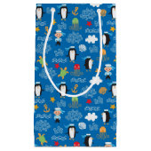 Muster mit Seethema Kleine Geschenktüte (Vorderseite)