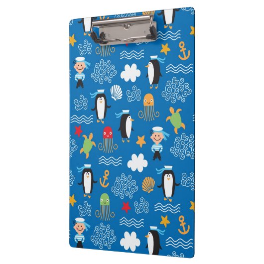 Muster mit Seethema Klemmbrett (Links)