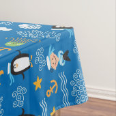 Muster mit Seethema Tischdecke (Beispiel)