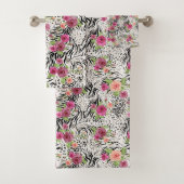 Muster mit Tierdrucken Badhandtuch Set (Insitu)
