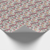 Muster mit Tierdrucken Geschenkpapier (Ecke)