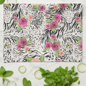 Muster mit Tierdrucken Küchentuch (Gefaltet)