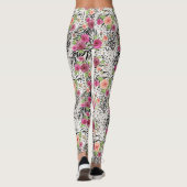 Muster mit Tierdrucken Leggings (Rückseite)
