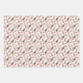 Muster mit tropischen Vögeln Geschenkpapier Set (Vorderseite 2)