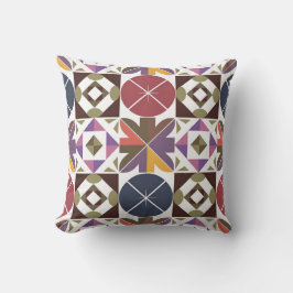 Muster mit verschiedenen geometrischen Formen Kissen