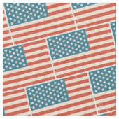 Muster mit Vintage-Flagge der USA Stoff (Nahaufnahme)