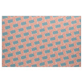 Muster mit Vintage-Flagge der USA Stoff (Fat Quarter (45,7 x 55,9 cm))