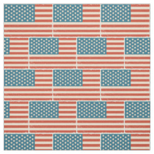 Muster mit Vintage-Flagge der USA Stoff