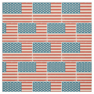 Muster mit Vintage-Flagge der USA Stoff