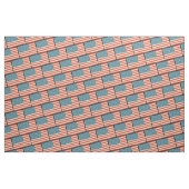 Muster mit Vintager US-Flagge Stoff (Fat Quarter (45,7 x 55,9 cm))
