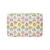 Muster mit Vögeln Badematte (Vorderseite)