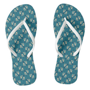 Muster mit Vögeln Badesandalen