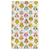 Muster mit Vögeln Kleine Geschenktüte (Vorderseite)