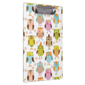 Muster mit Vögeln Klemmbrett (Rechts)