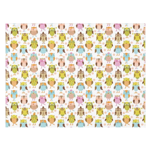 Muster mit Vögeln Tischdecke (Vorderseite (Horizontal))