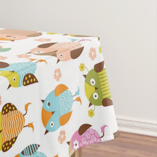 Muster mit Vögeln Tischdecke (Beispiel)