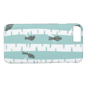 Muster mit Vögeln und Bäumen Case-Mate iPhone Hülle (Rückseite (Horizontal))