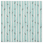 Muster mit Vögeln und Bäumen Stoff (Muster)