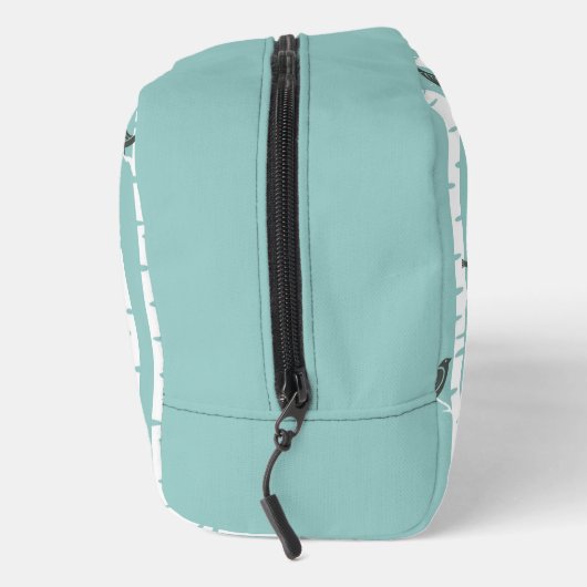 Muster mit Vögeln und Bäumen Waschbeutel (Rechts)