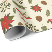 Muster mit Weihnachtsmotiven Geschenkpapier (Rolleneckpunkt)