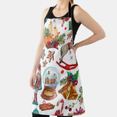 Muster mit Weihnachtsschmuck, Spielzeug und  Schürze (InSitu)