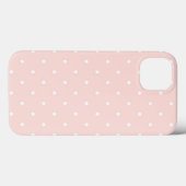 Muster mit weißen Polka-Punkten Case-Mate iPhone Hülle (Rückseite (Horizontal))