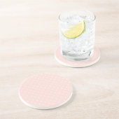 Muster mit weißen Tupfen Getränkeuntersetzer (Seite)