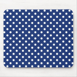 Muster mit weißen Tupfen Mousepad
