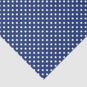 Muster mit weißen Tupfen Seidenpapier (Ausschnitt)