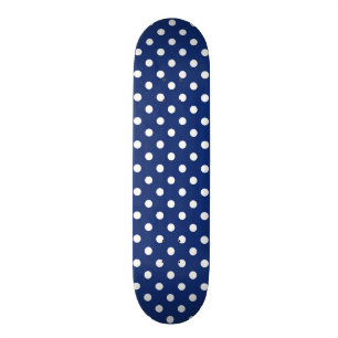 Muster mit weißen Tupfen Skateboard