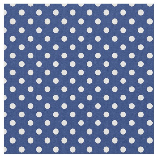 Muster mit weißen Tupfen Stoff (Nahaufnahme)