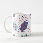 Muster mit Wolken, Ladybugs und Beeren Kaffeetasse (Links)