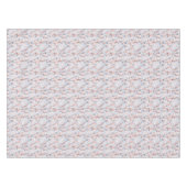 Muster mit zarten Frühlingssakura-Blume Tischdecke (Vorderseite (Horizontal))
