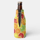 Muster mit Zitrusfrüchten Flaschenkühler (Flasche Rückseite)