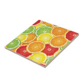 Muster mit Zitrusfrüchten Fliese (Seite)