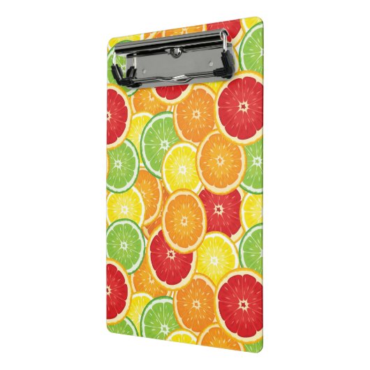 Muster mit Zitrusfrüchten Mini Klemmbrett (Gewinkelt2)